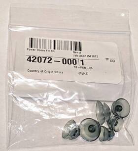 42072-0001 Starkey New Genuine Power Dome Fit Kit 6 Domes 3 Sizes Sealed