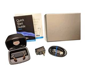 63292-112 Starkey Evolv Ai 1200 Ric Digital Hearing Aids Espresso Rechargeable With Charger 63292-112 Starkey Evolv Ai 1200 Ric Digital Hearing Aids Espresso Rechargeable With Charger