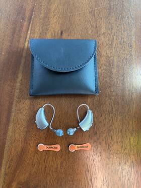 Iq1200 Starkey Muse Ric Hearing Aids With Batteries