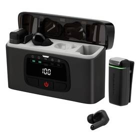 Sb4200 Studebaker Ai Hearing System - 2 Clip-on Mics Earbuds Processor Tv Base Sb4200 Studebaker Ai Hearing System - 2 Clip-on Mics Earbuds Processor Tv Base
