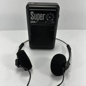 S-006p Superear Vintage Model With Headphones Tested Working S-006p Superear Vintage Model With Headphones Tested Working