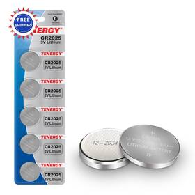 40001 Tenergy Lithium Button Coin Cell 2025 Battery 5 Count For Key Fobs And Other Devices