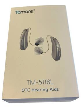 Tm-5118l Tomore Otc Hearing Aids - New Open Box