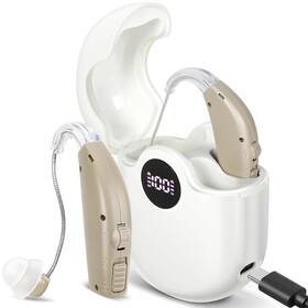 Tophair 313044630660 Hearing Aids Amplifiers For Seniors Rechargeable With Noise Cancelling H