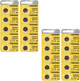 Cr1216 Toshiba Battery 3v Lithium Coin Cell 20 Batteries