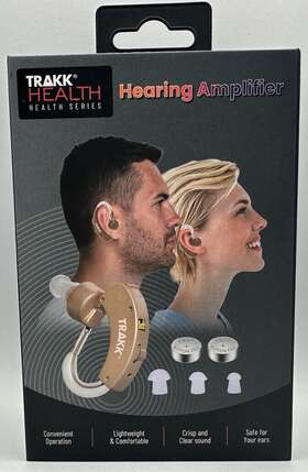 Tr-hrad-250 Trakk Health Hearing Amplifier Lightweight Comfortable Brand New