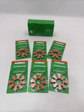 Upn-157579 Truhearing Size 13 Hearing Aid Batteries New With Box 6 Packs Of 8