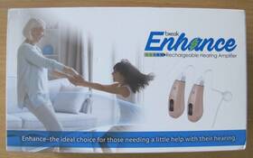 Tweak 810323000072 Enhance Otc Hearing Aid Sophisticated Sound Solution Double Pair Unused