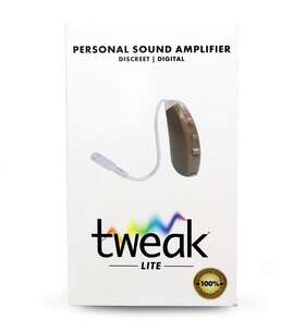 Tweak 810323009693 New Lite Personal Sound Amplifier With Digital Volume 2 Listening Modes