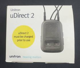 Unitron 698764424127 Udirect 2 Hearing Aid Bluetooth Streamer Remote Control New