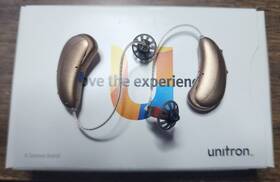 B3-312 Unitrons Unitron Moxi X2 Amber Hearing Aids