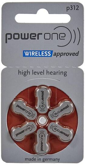 P312 Varta 699107366418 Power One Zinc Hearing Aid Battery 60 Pcs Pack P312 Varta 699107366418 Power One Zinc Hearing Aid Battery 60 Pcs Pack