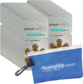 P312 Varta Microbattery 445036721704 Power One Hearing Aid Batteries Size 312 - Battery For Long-la