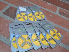 Varta-microbattery 799493875324 Power One Size 10 Zinc Air Hearing Aid Batteries Lot Of 9