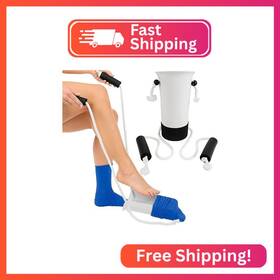 Vive Lva1067wht Sock Aid - Easy On And Off Stocking Slider Donner Pulling Assist Device