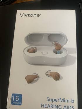 X004eg9mth Vivtone Supermini-b Rechargeable Hearing Aids With Charging Port-new In Box Other