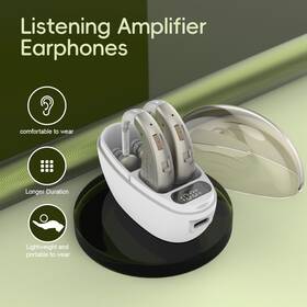 Vocomaxa 527876291085 Hearing Aid Rechargeable Personal Sound Amplifier Discreet In-ear Design