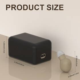Vocomaxa 527876291733 Hearing Aid Rechargeable Personal Sound Amplifier Discreet In-ear Design Vocomaxa 527876291733 Hearing Aid Rechargeable Personal Sound Amplifier Discreet In-ear Design