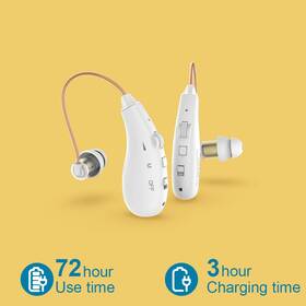 Vocomaxa 527876291788 Hearing Aid Rechargeable Personal Sound Amplifier Discreet In-ear Design