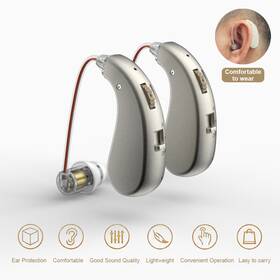 Vocomaxa 527876291801 Hearing Aid Rechargeable Personal Sound Amplifier Discreet In-ear Design