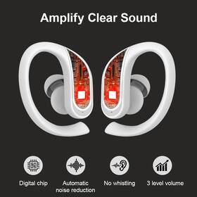 Vocomaxa 527876291832 Hearing Aid Rechargeable Personal Sound Amplifier Discreet In-ear Design