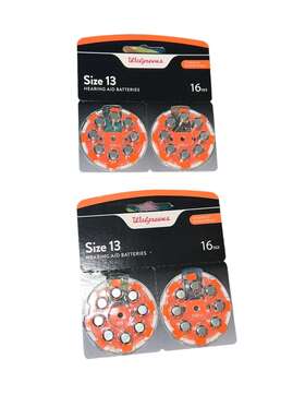 Walgreens 049022511873 Hearing Aid Batteries - Size 13 32 Exp 2/25 New