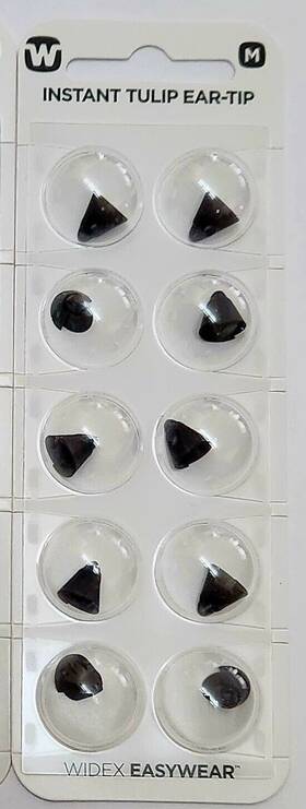 0159 Widex Easywear Instant Tulip Ear-tip M Dome / Usa Seller Fast Shipping