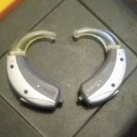 090497 Widex M4-m Cb Gray Behind The Ear Bte Hearing Aid Pair For Both Ears