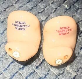 Widex 09ae36731 Aikia Beige In-the-ear Ite Hearing Aid Pair 09ae36732