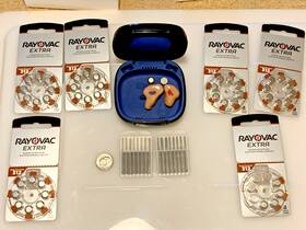 20nh10357 Widex Movement 440 Hearing Aids R/l Pair Used Tested Working Tan Beige Works