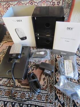 Widex 706069372144 Tv-dex Tv Controller Ii / Original Remote Charger And Cords Untested