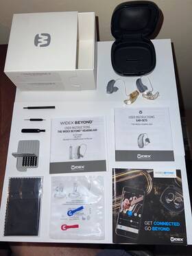 Bf24tgsa Widex Beyond 440 Fusion Ric - Pair With Accessories