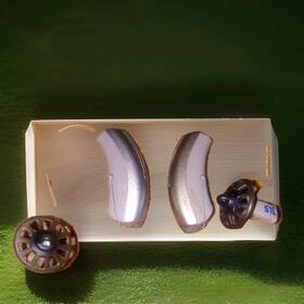C2-pa Widex Hearing Aids L R Pair Ric Tested And Work Perfectly