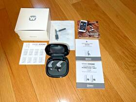 Ef24tt Widex Evoke E-f2 Hearing Aids Titanium Grey With Box Case Instructions And Tools