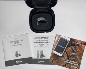 Erb2d1tb Widex Evoke Ric 312d 110 Hearing Aid Model # With P2r Right Receiver