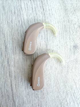 Mb33d Widex Magnify Hearing Aids Bte Right And Left Beige Ships Free
