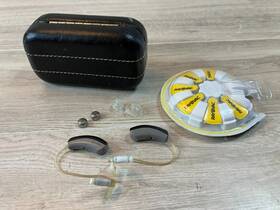 Pa-110 Widex Pa 110 Hearing Aids Ric Receiver In Canal Pair With Case And 8 Batteries