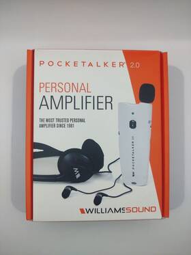 Williams Sound 707976051752 Pocketalker 2.0 Personal Hearing Amplifier With Headphones Ergonomic