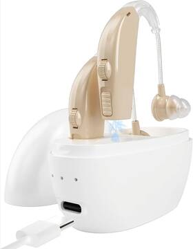 702025 Wuvee Rechargeable Hearing Aids For Seniors Noise Cancelling Upgraded Amplifier