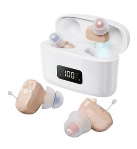 Wuvee 753878447155 Hearing Aids Amplifiers For Seniors Rechargeable With Noise Cancelling