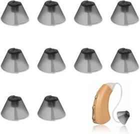 Yafiygi 726084308671 10 Counts Hearing Aid Ear Tips Replacement Fit Standard Receiver Tulip Domes Dar