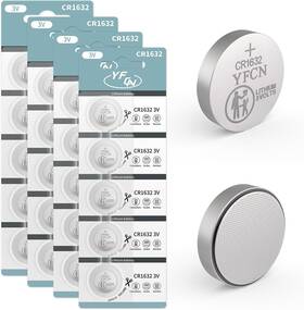 Cr1632 Yfcn Battery 3v Lithium 20 Count Pack 1 Of