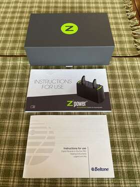 Z101-312 Zpower Z Power Hearing Aids Instruction Manuals And Box Only Z101-312 Zpower Z Power Hearing Aids Instruction Manuals And Box Only