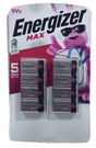 8 Energizer Max 9V Alkaline Batteries - Pcs. Sealed Pack Exp: 12/2029. Fixed Price $17.49.