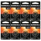 Duracell Dl ECR1632 BR1632 KL1632 3V Lithium Battery X 8. Fixed Price $16.34.