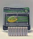 New 8 Panasonic Eneloop BK-3MCCA Ni-mh, Bank Rapid Lcd Smart Aa/aaa Charger. Fixed Price $53.95.