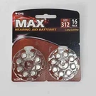 Hearing Aid Batteries Size 312 16 Pack Exp 01/2024 Cvs Max. Fixed Price $5.00.