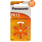 Panasonic Size 13 1.45V Hearing Aid Batteries (60 Pack) Exp 7/2025. Fixed Price $21.95.