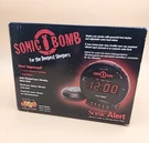 Sonic Boom SBB500SS Bomb Loud Plus Vibrating Alarm Clock - New. Fixed Price $35.00.
