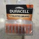 Duracell DA13B32 Zinc Air 1.45V Batteries. Fixed Price $12.90.
